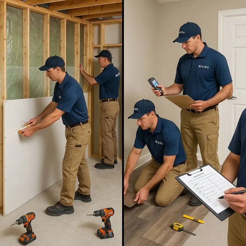 Repairs and Reconstruction process in Ridgetop, TN